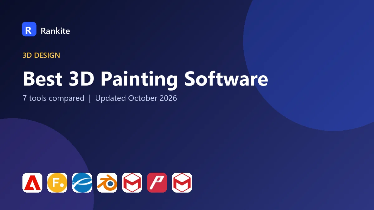 Best 3D Painting Software in 2026: 7 Tools Compared