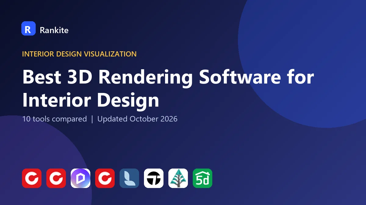 Best 3D Rendering Software for Interior Design in 2026: 10 Tools Compared