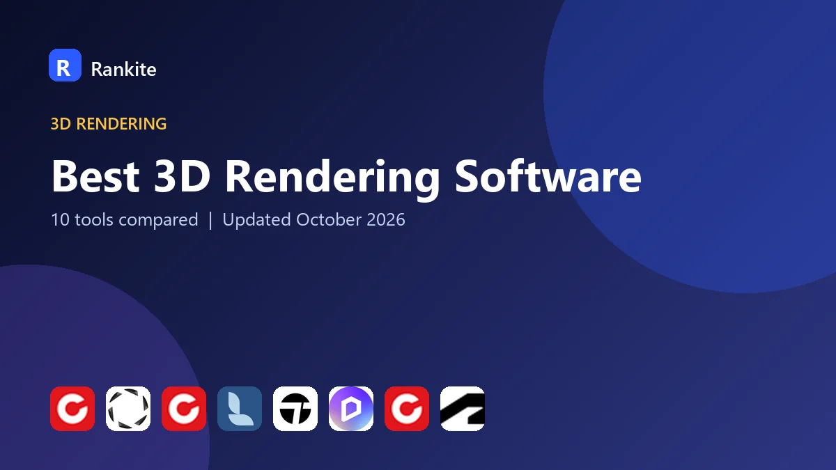 Best 3D Rendering Software in 2026: 10 Tools Compared