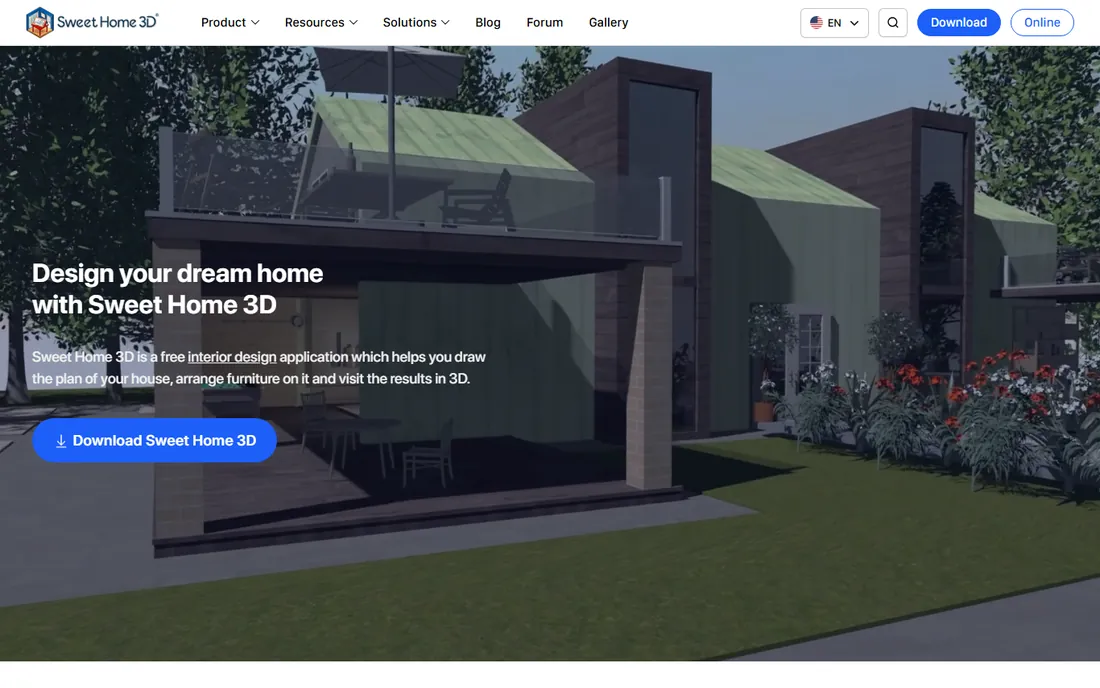 Sweet Home 3D homepage