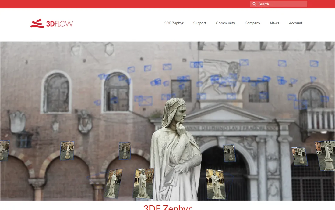 3DF Zephyr homepage