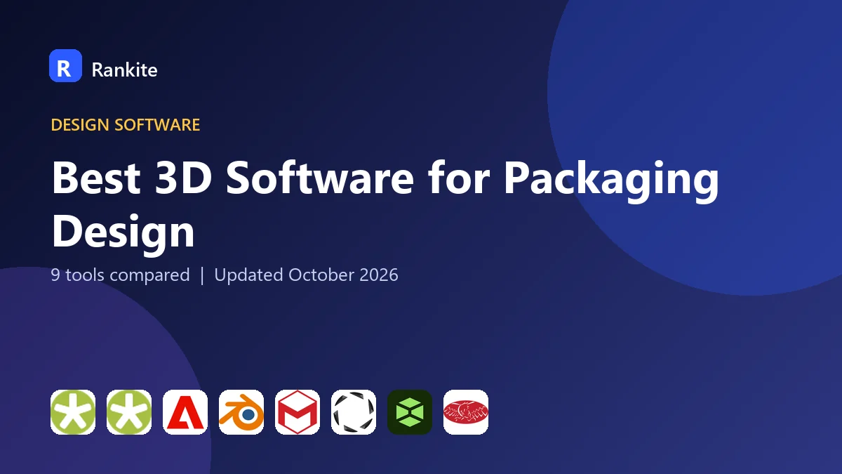 Best 3D Software for Packaging Design in 2026: 9 Tools Compared
