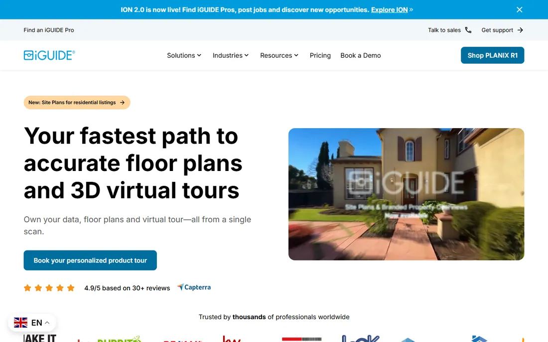 iGUIDE homepage