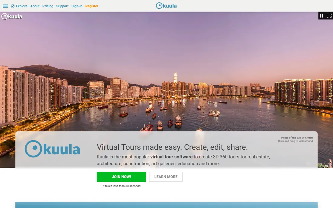 Kuula homepage
