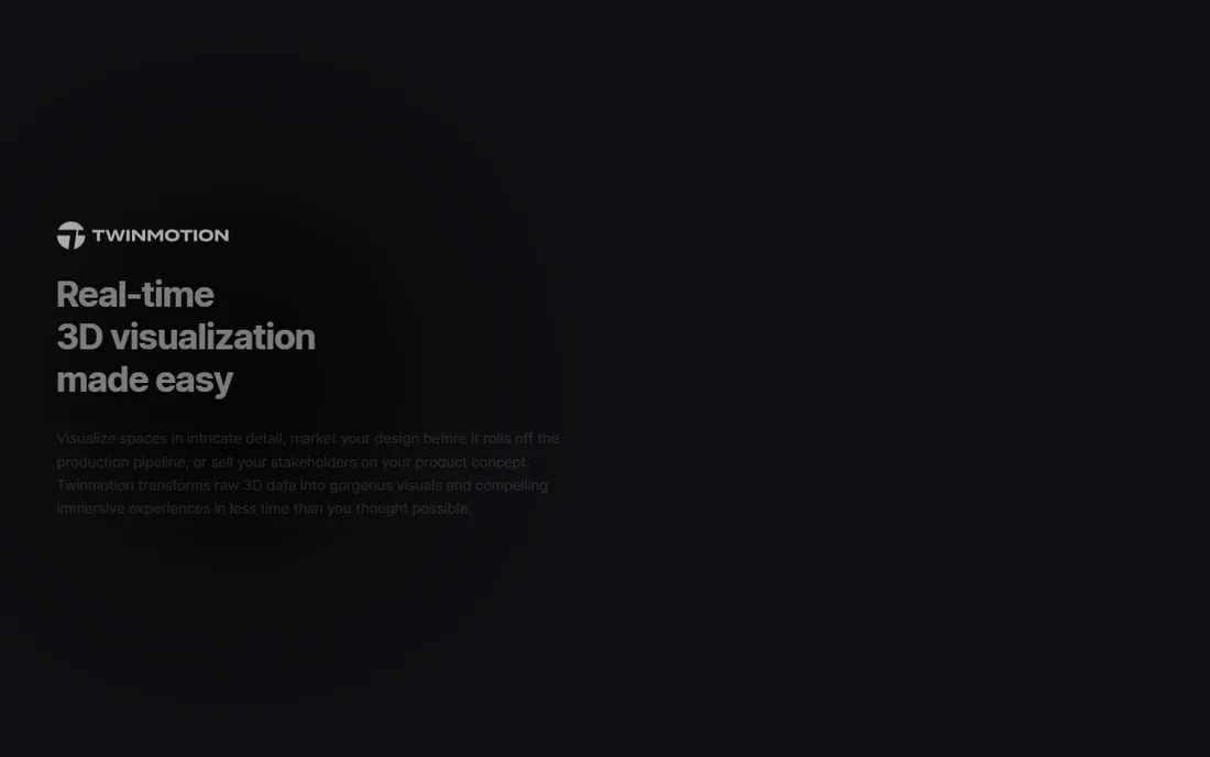 Twinmotion homepage
