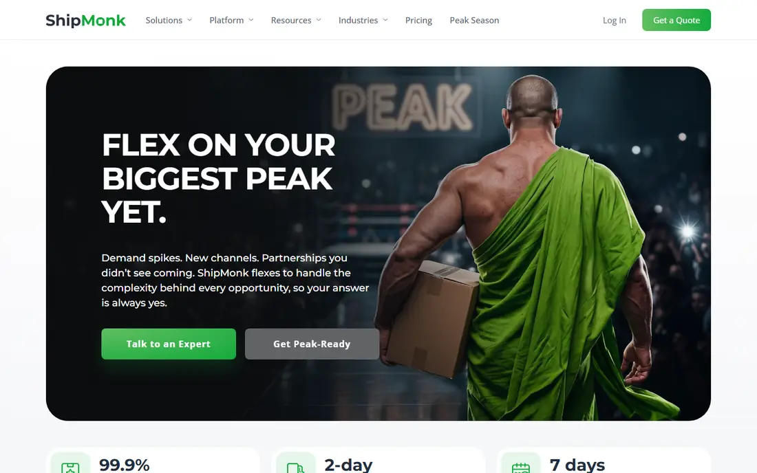 ShipMonk homepage
