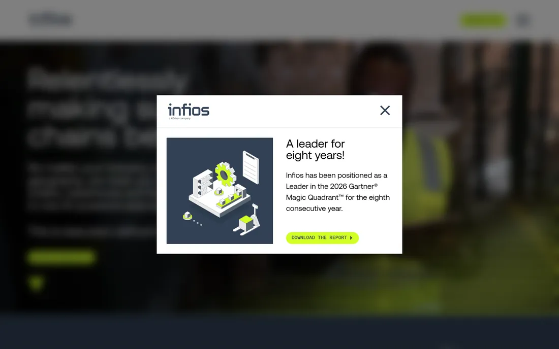 Infios homepage