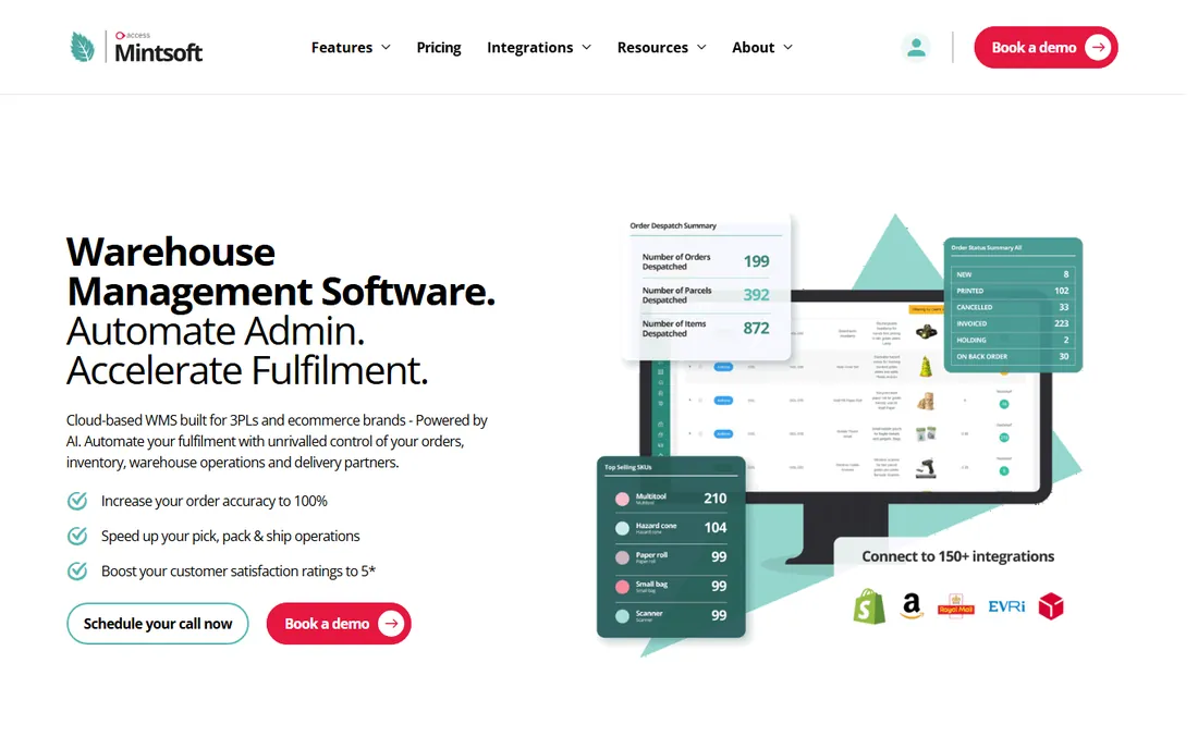Mintsoft homepage
