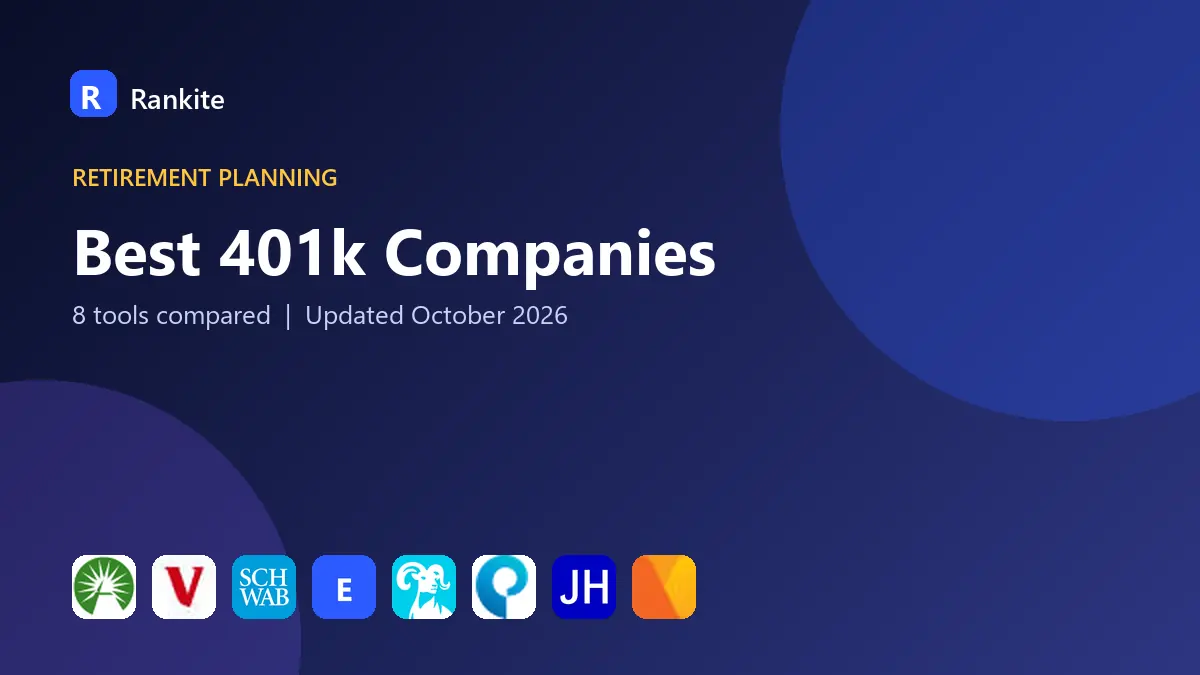 Best 401k Companies in 2026: 8 Companies Compared
