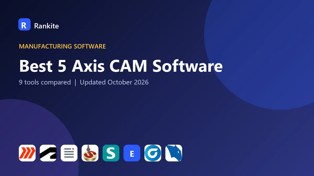 Best 5 Axis CAM Software in 2026: 9 Tools Compared