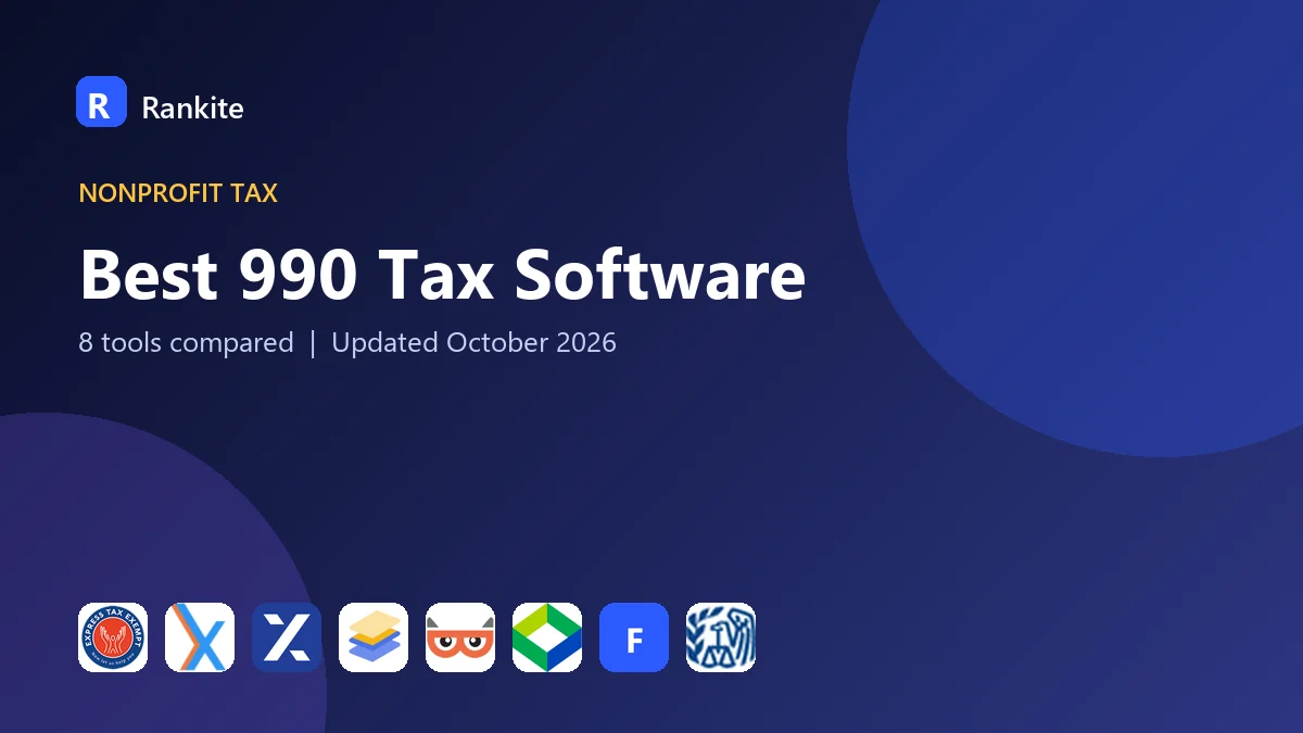 Best 990 Tax Software in 2026: 8 Tools Compared