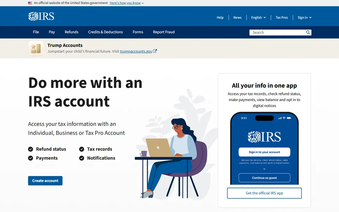 IRS e-Postcard homepage