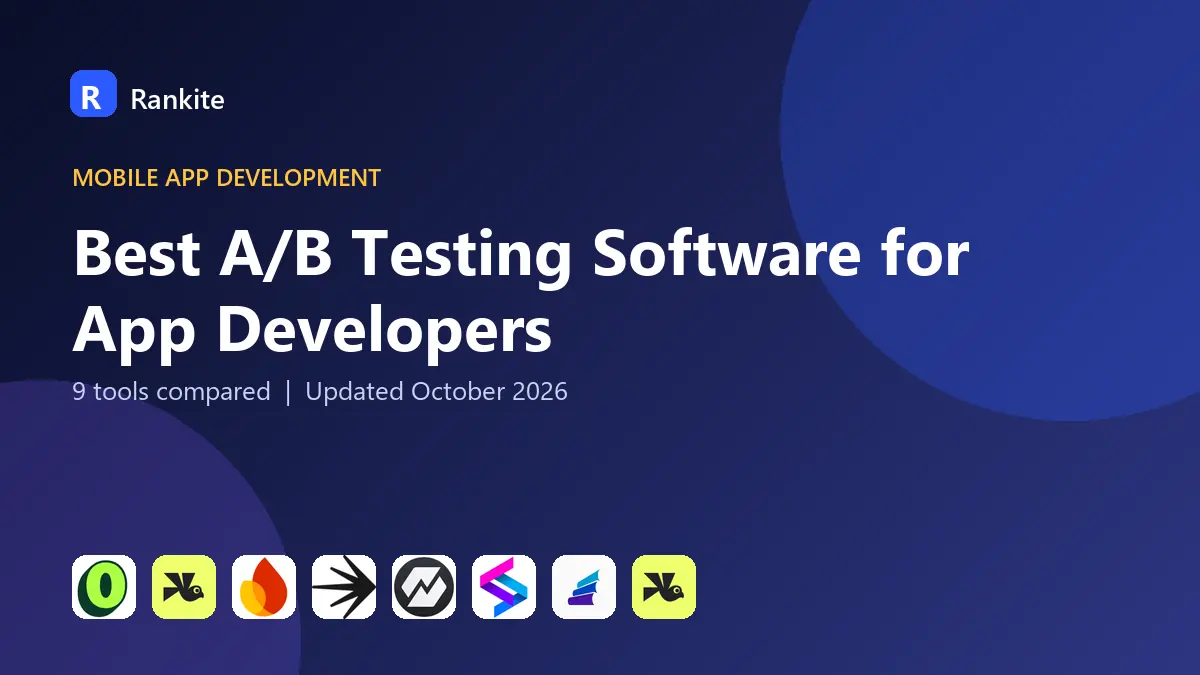Best A/B Testing Software for App Developers in 2026: 9 Tools Compared