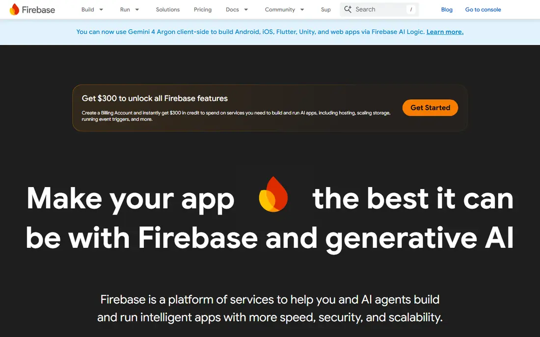 Firebase A/B Testing homepage