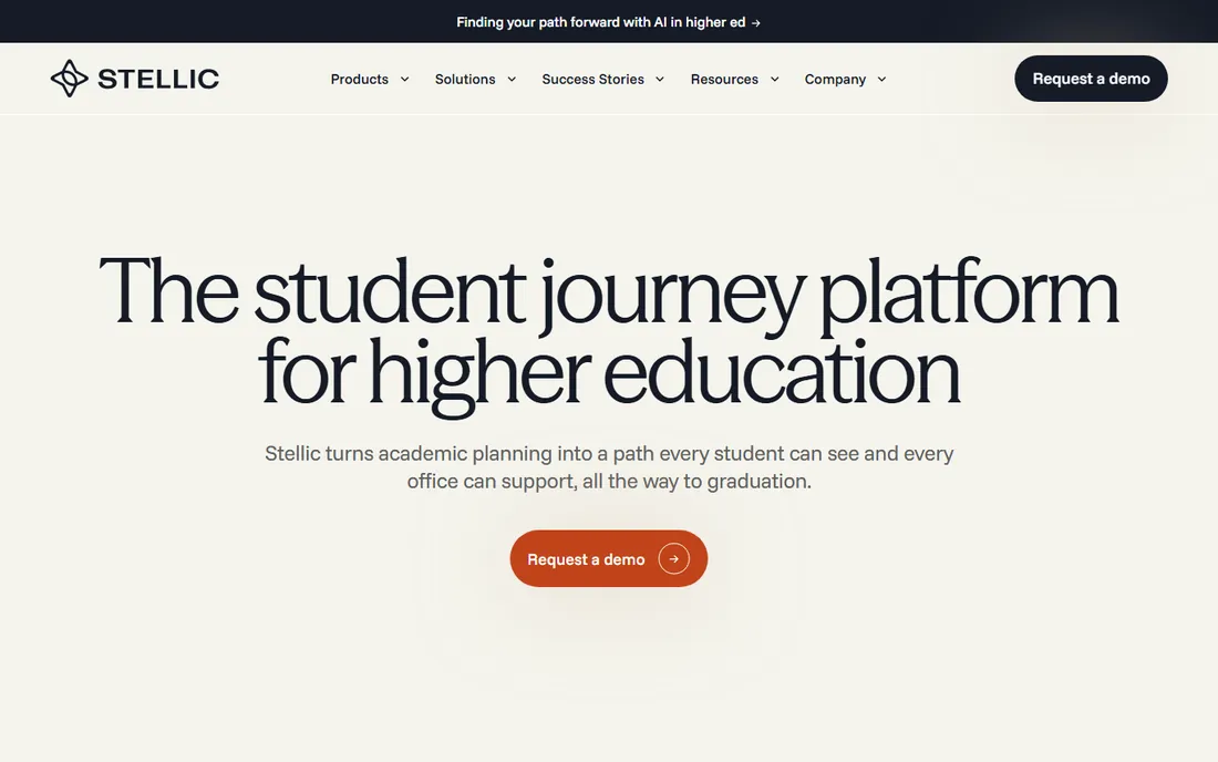 Stellic homepage