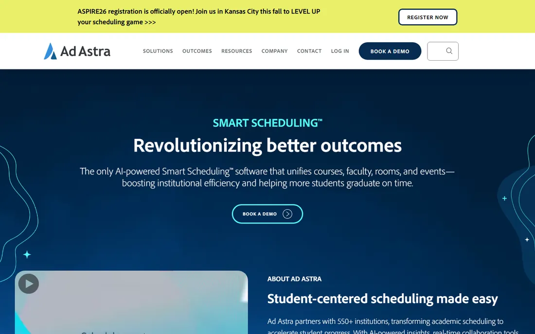 Ad Astra homepage