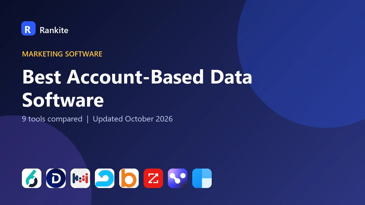 Best Account-Based Data Software in 2026: 9 Tools Compared