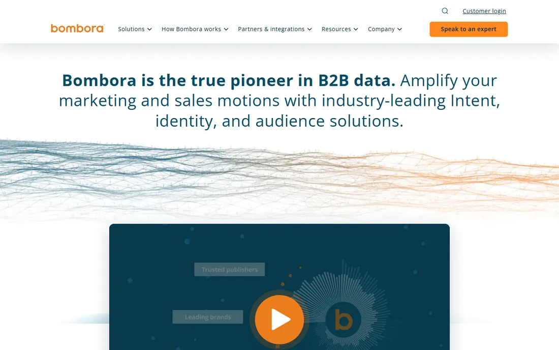 Bombora homepage