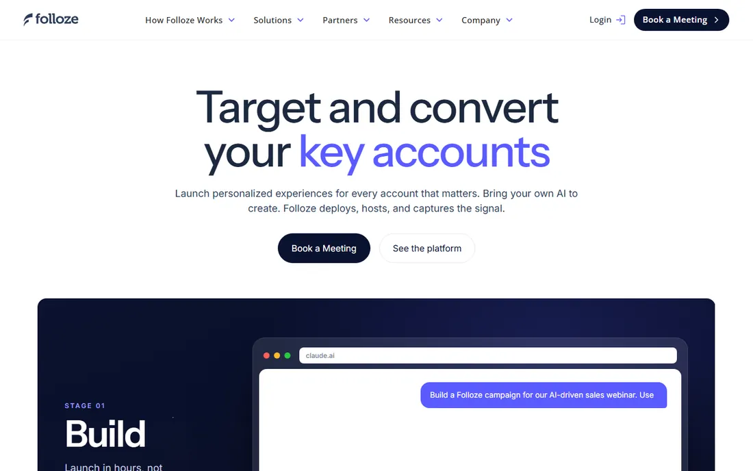 Folloze homepage