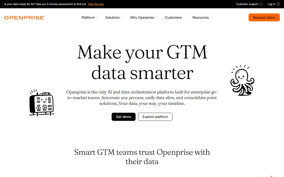 Openprise homepage