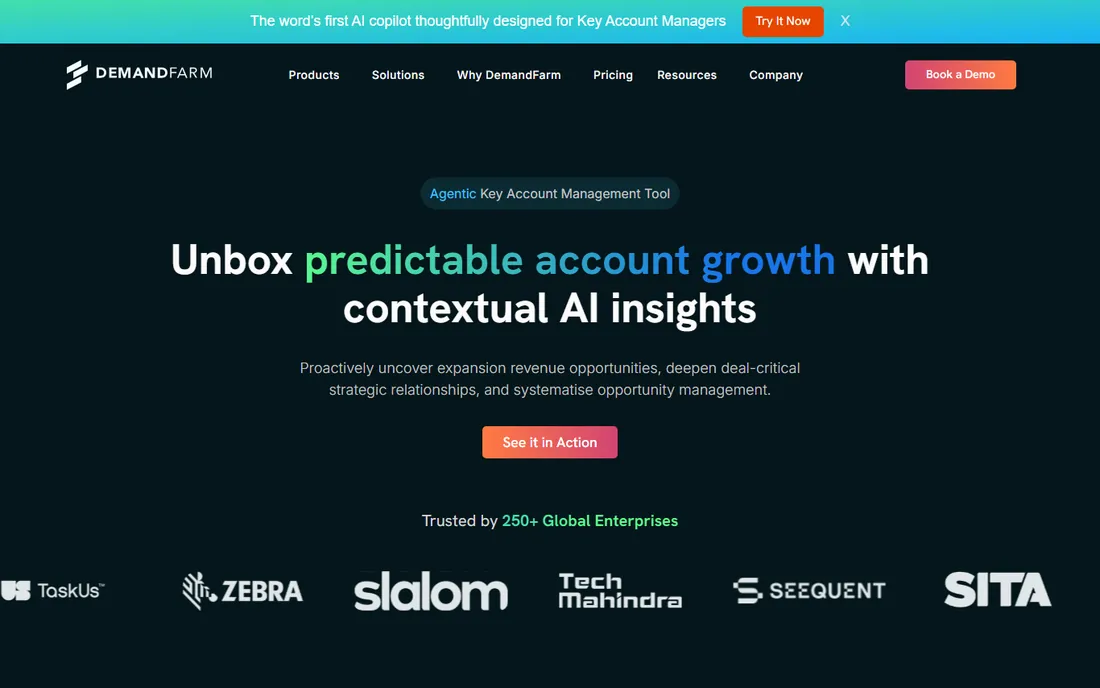 DemandFarm homepage