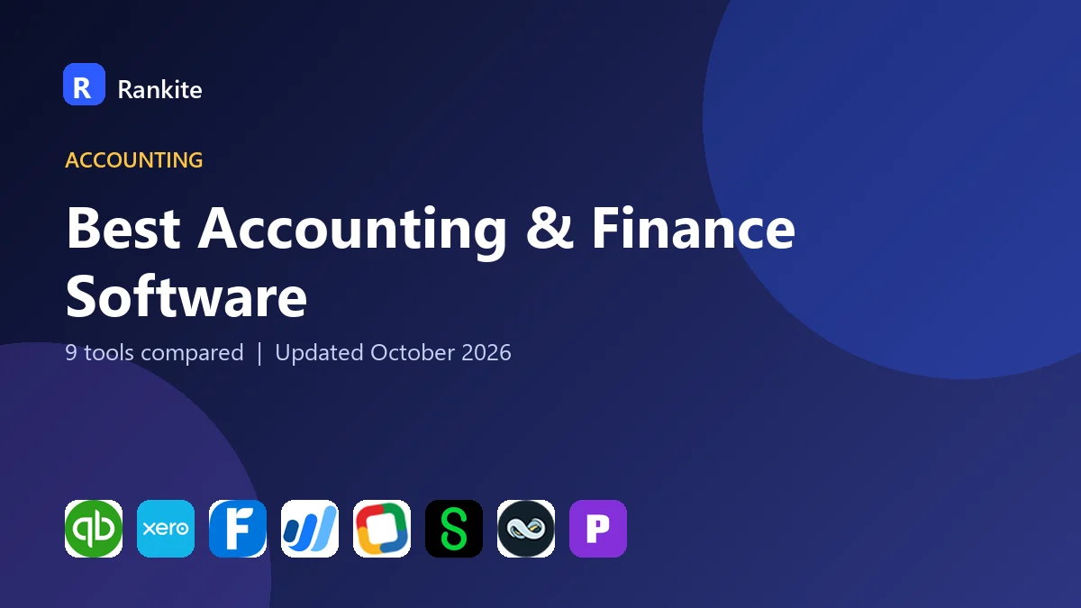 Best Accounting & Finance Software in 2026: 9 Tools Compared