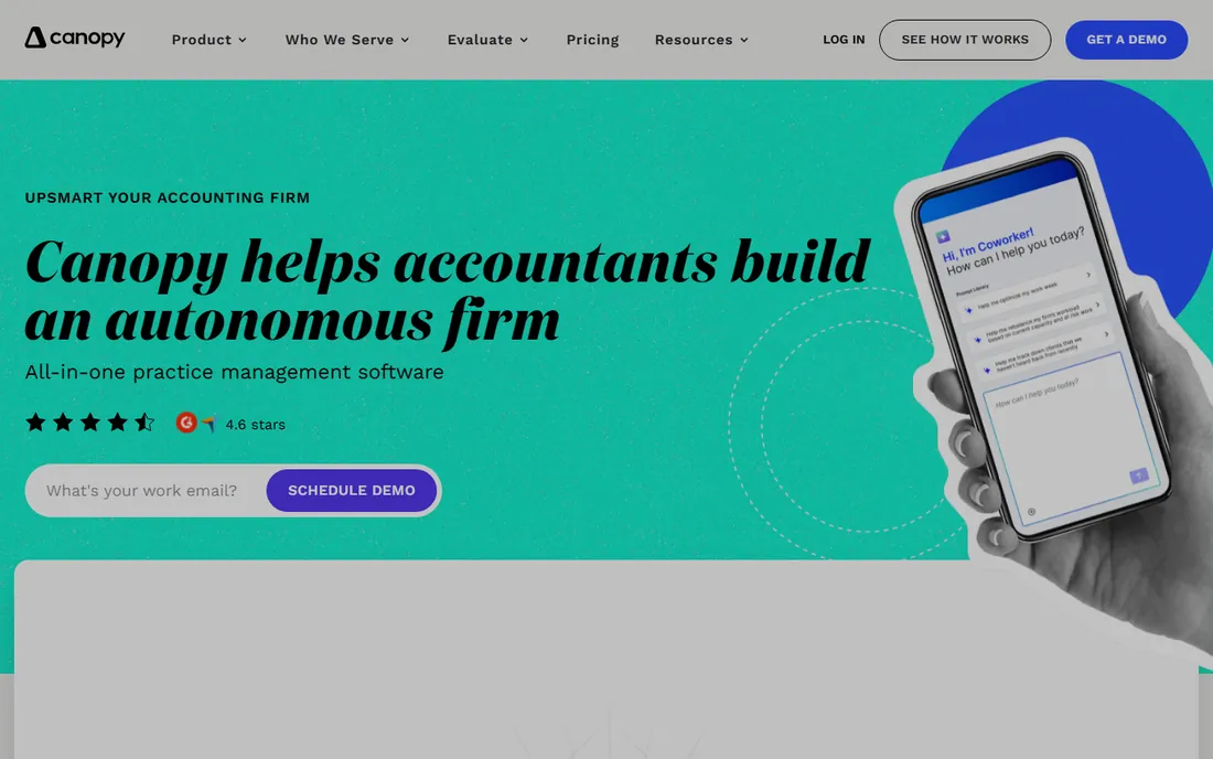 Canopy homepage