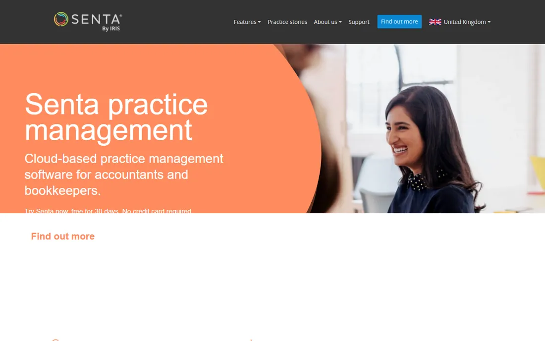 Senta homepage