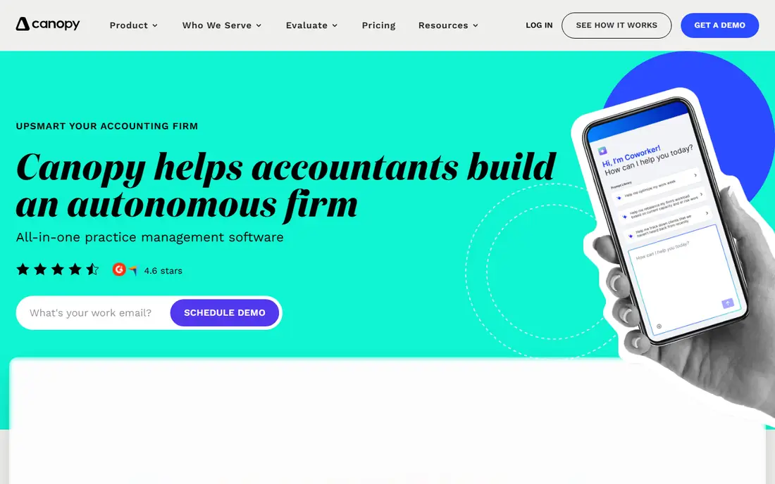 Canopy homepage