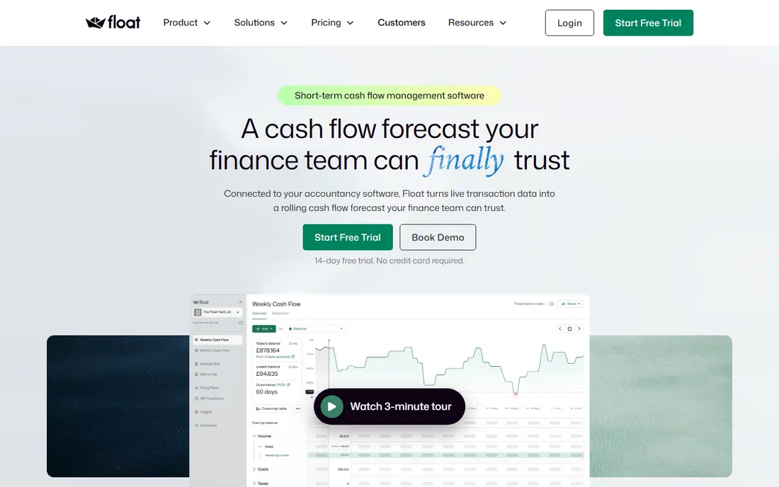 Float homepage