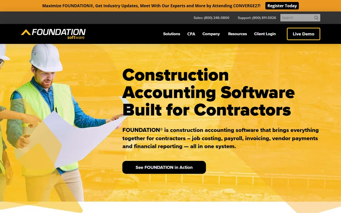 Foundation Software homepage