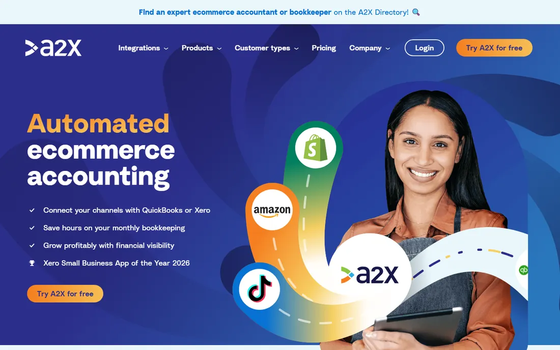 A2X homepage