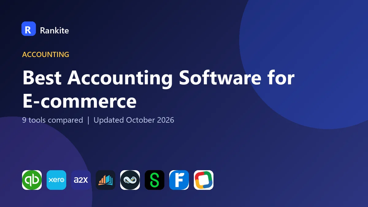 Best Accounting Software for E-commerce in 2026: 9 Picks Compared