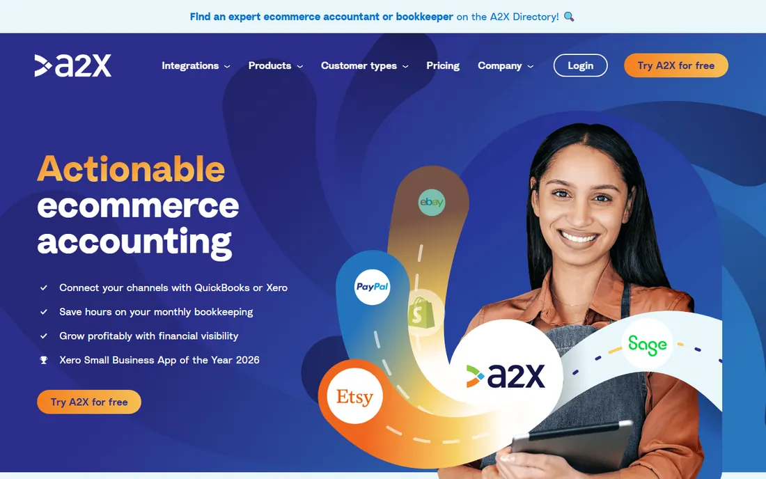 A2X homepage