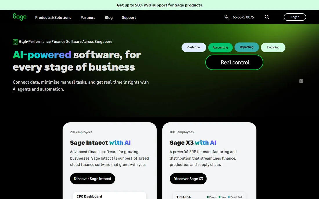 Sage homepage