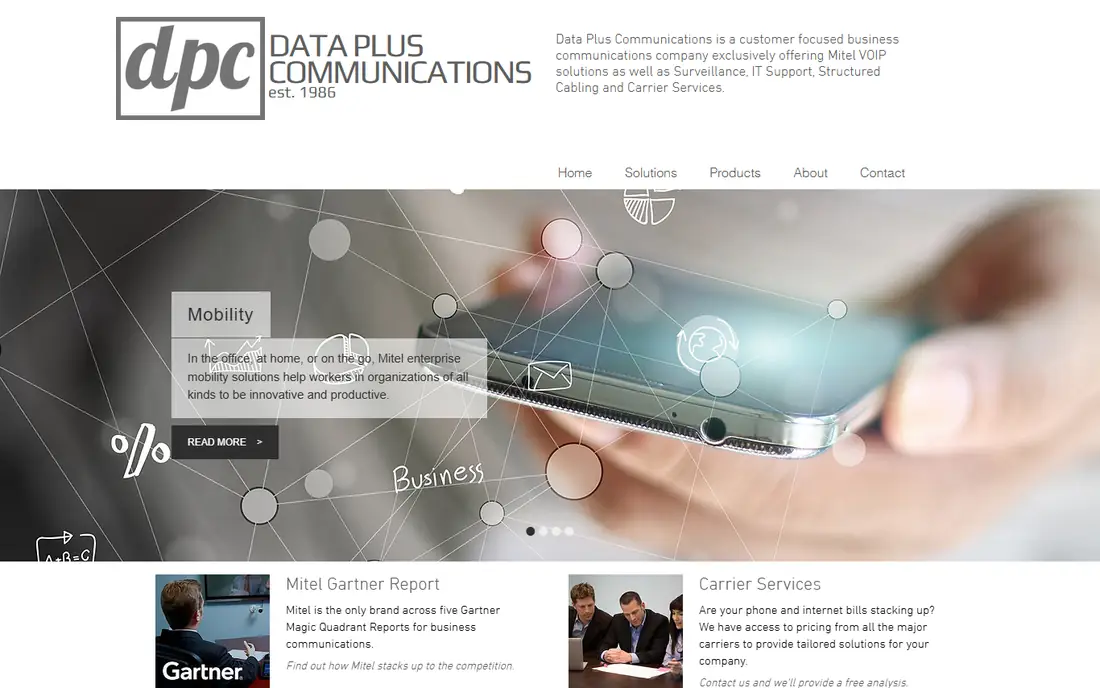 Data Plus homepage