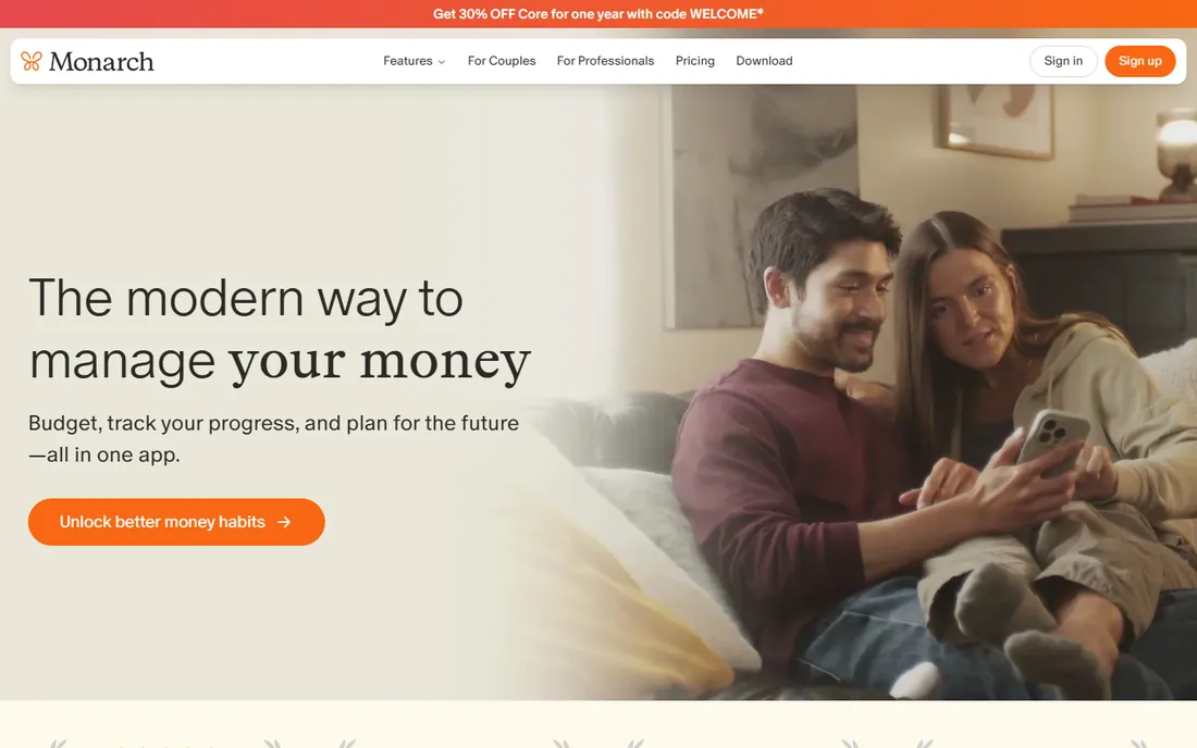 Monarch homepage