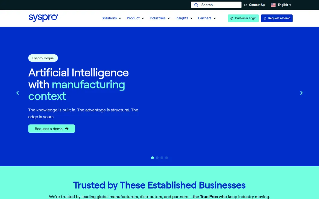SYSPRO homepage