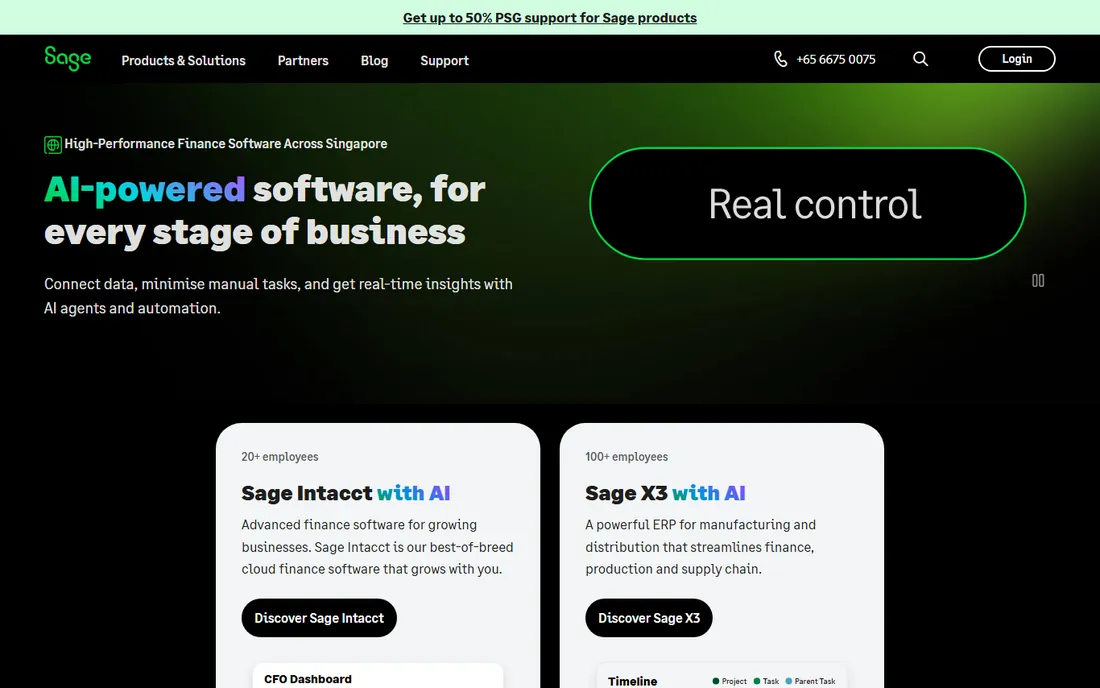 Sage homepage