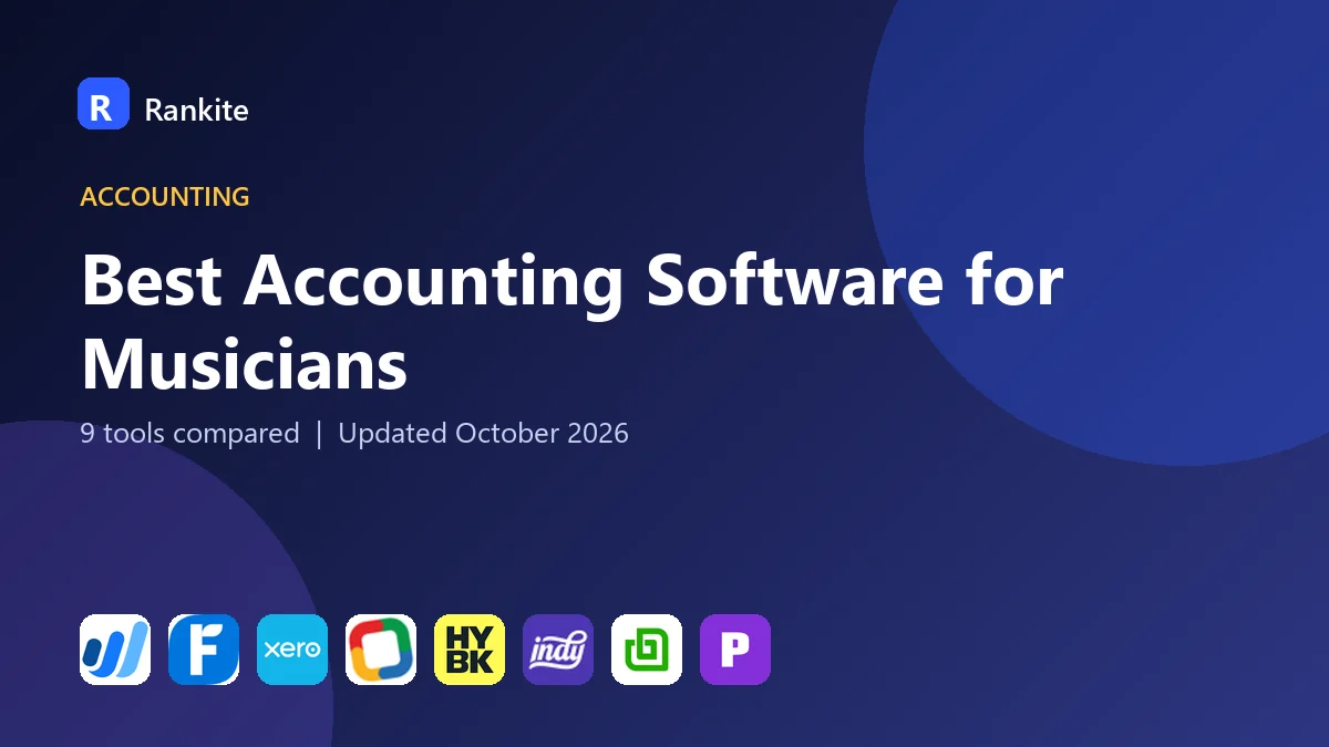 Best Accounting Software for Musicians in 2026: 9 Tools Compared