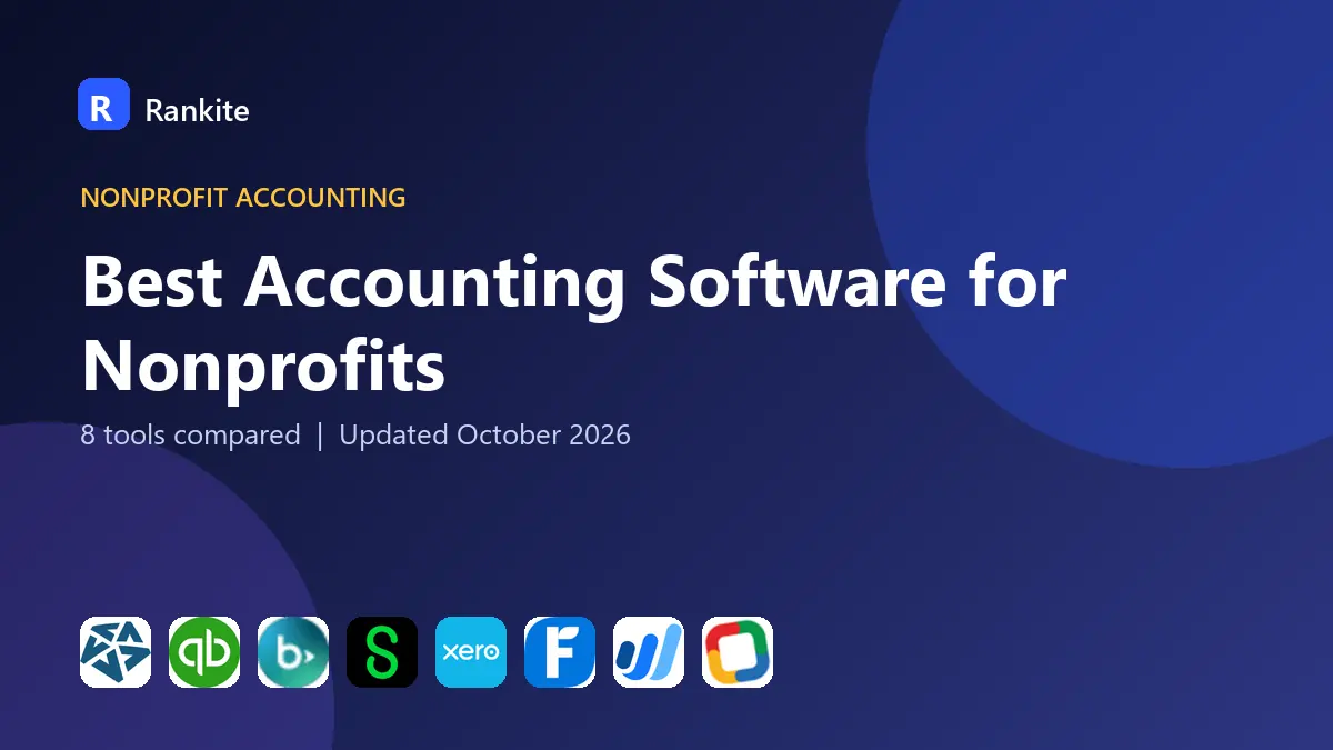 Best Accounting Software for Nonprofits in 2026: 8 Tools Compared