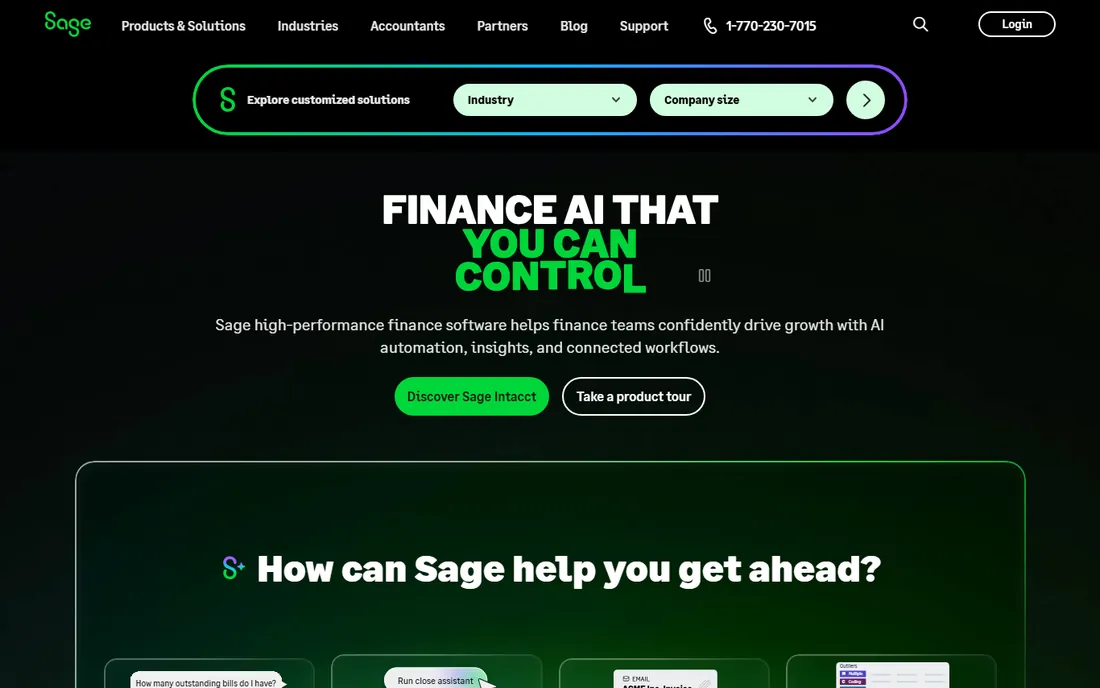 Sage homepage