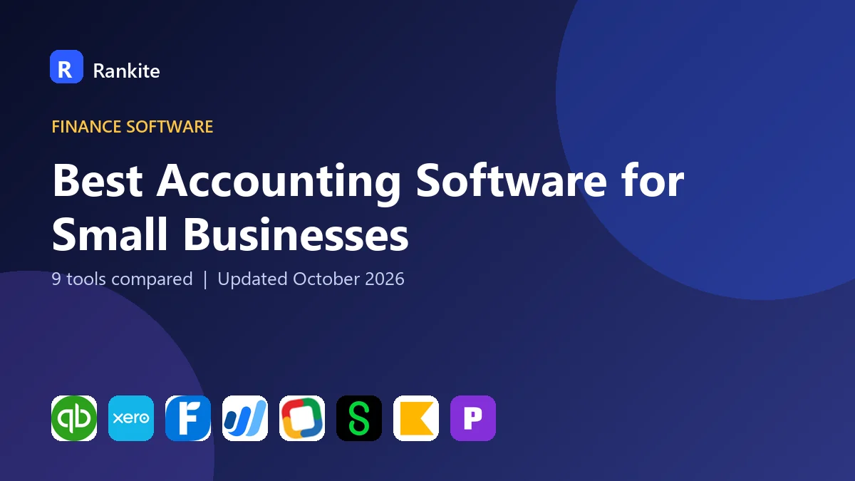 Best Accounting Software for Small Businesses in 2026: 9 Tools Compared