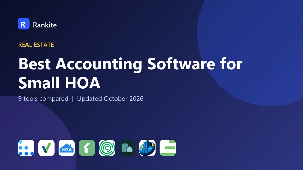 Best Accounting Software for Small HOA in 2026: 9 Tools Compared