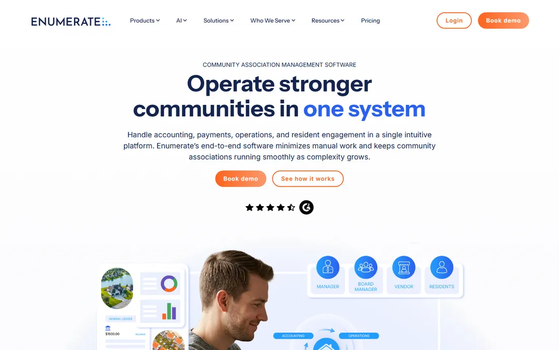 Enumerate homepage