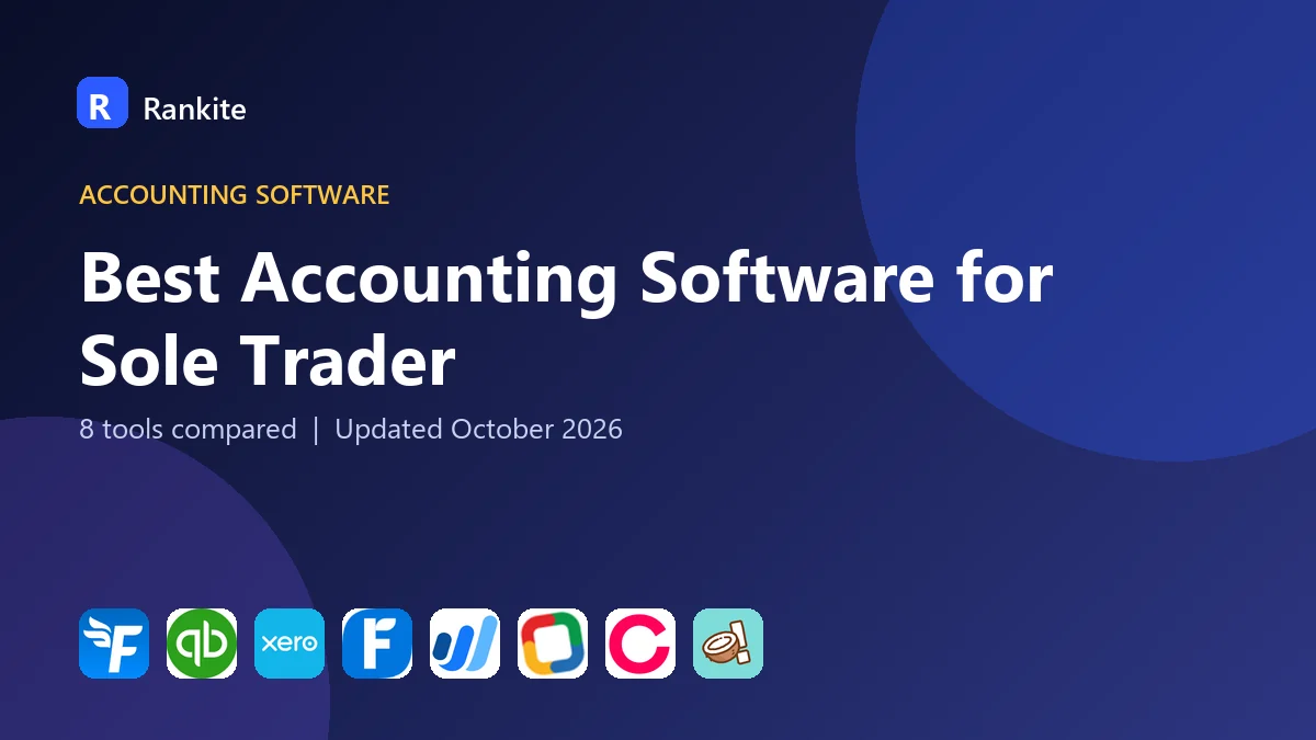 Best Accounting Software for Sole Trader in 2026: 8 Options Compared