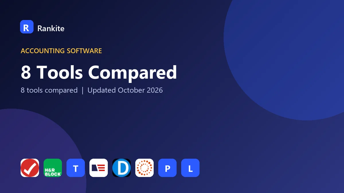 8 Tools Compared: Best Accounting Software for Tax Preparation in 2026