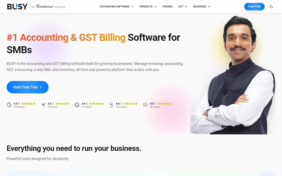 BUSY homepage