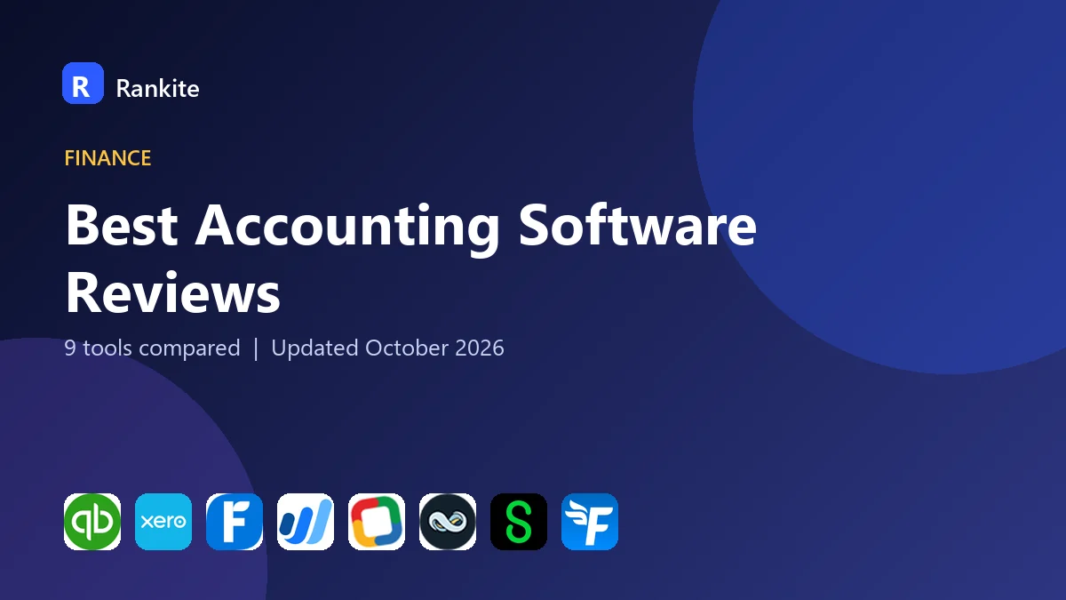 Best Accounting Software Reviews in 2026: 9 Tools Compared