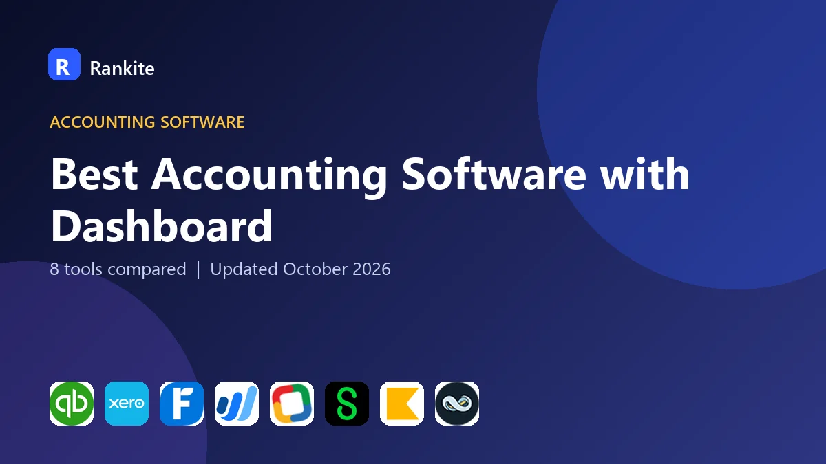 Best Accounting Software with Dashboard in 2026: 8 Tools Compared